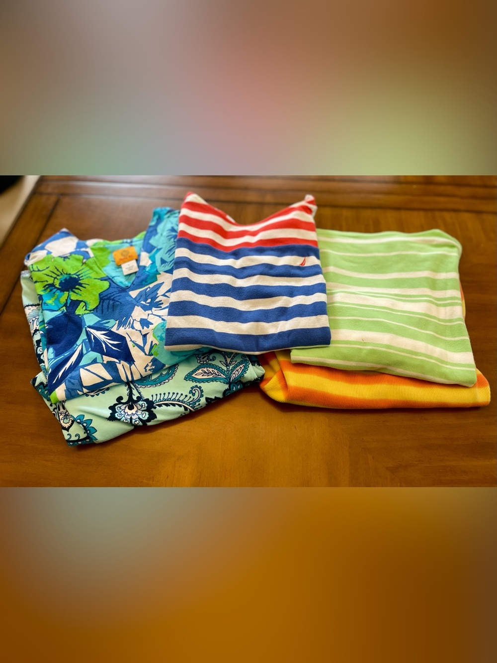 Bundle of 5 Top Designer Women’s Multi-Pattern & Bright Polished Tops
